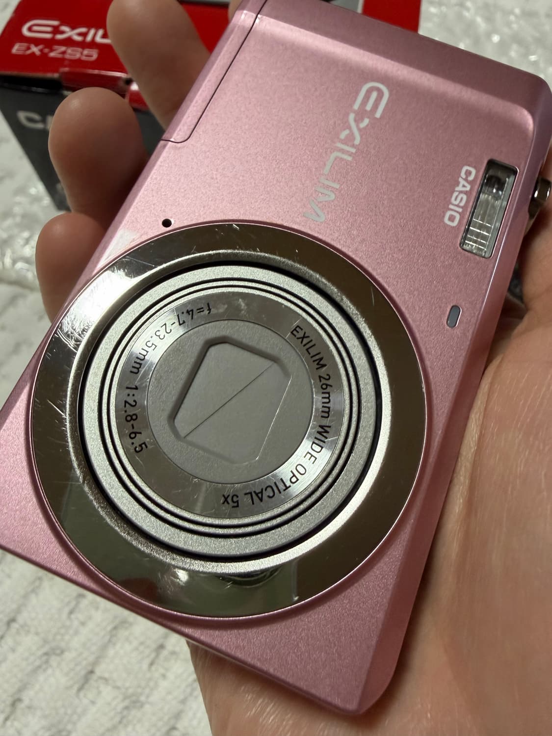 카시오 엑슬림 EX-ZS5 (EX-Z27) 핑크 풀박 (코르티스 디카) 상품이미지4