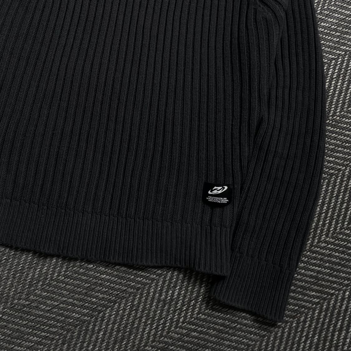 나인제트 케이블 헤비코튼 크루넥 머슬 니트y 4593 상품이미지4