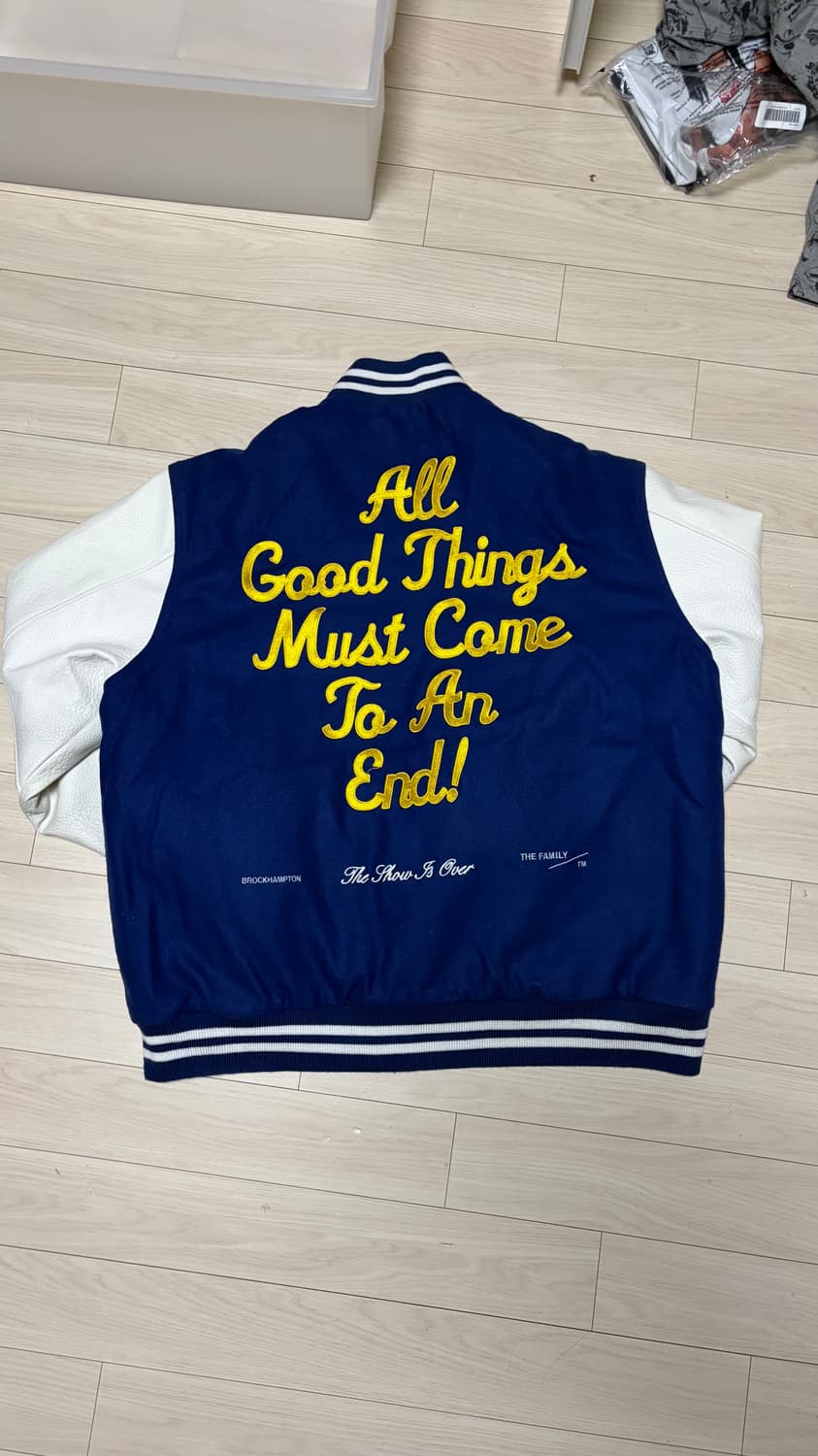 브룩햄튼 머천다이즈 바시티 자켓 (정가50) 상품이미지2