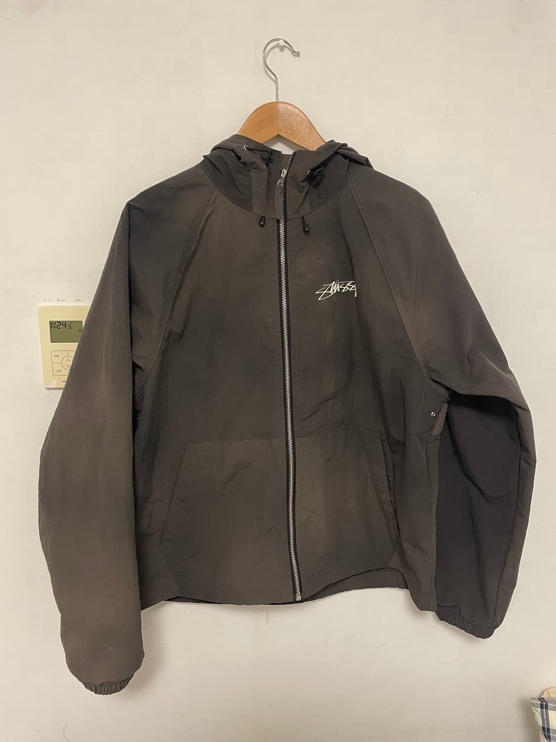 스투시 웨이브 다이 비치 쉘 자켓 s 상품이미지1