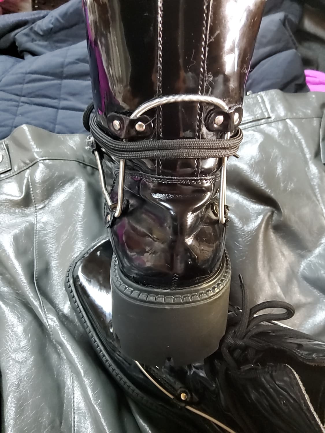 부츠 하이탑  바이커 265~270 상품이미지7