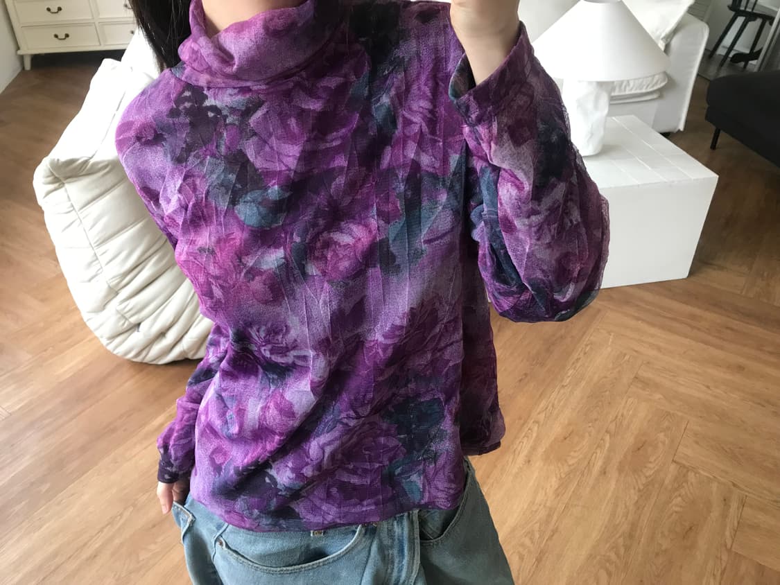 vintage pattern top 상품이미지6