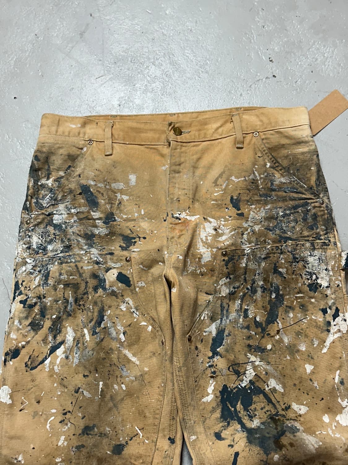 90's USA Made 칼하트 B01 더블니 팬츠 페인터 카펜터 팬츠 상품이미지5