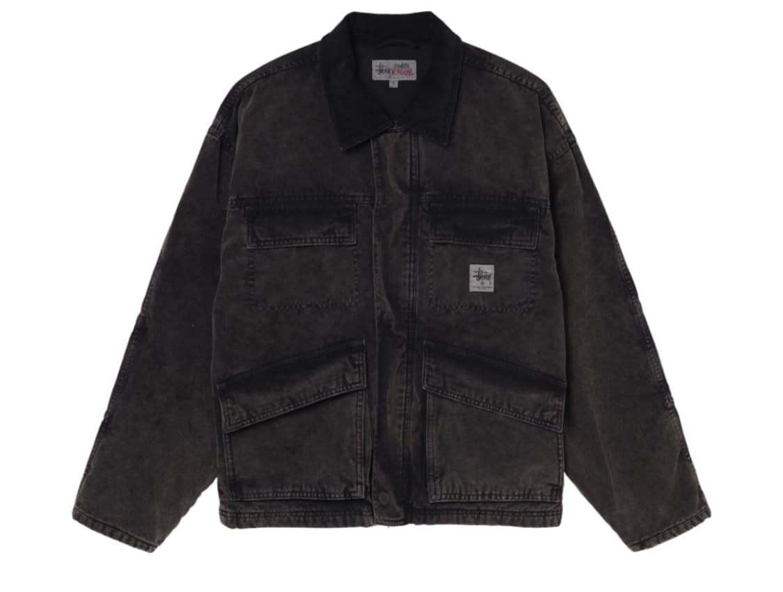 스투시 샵자켓 블랙 새제품 L 상품이미지1