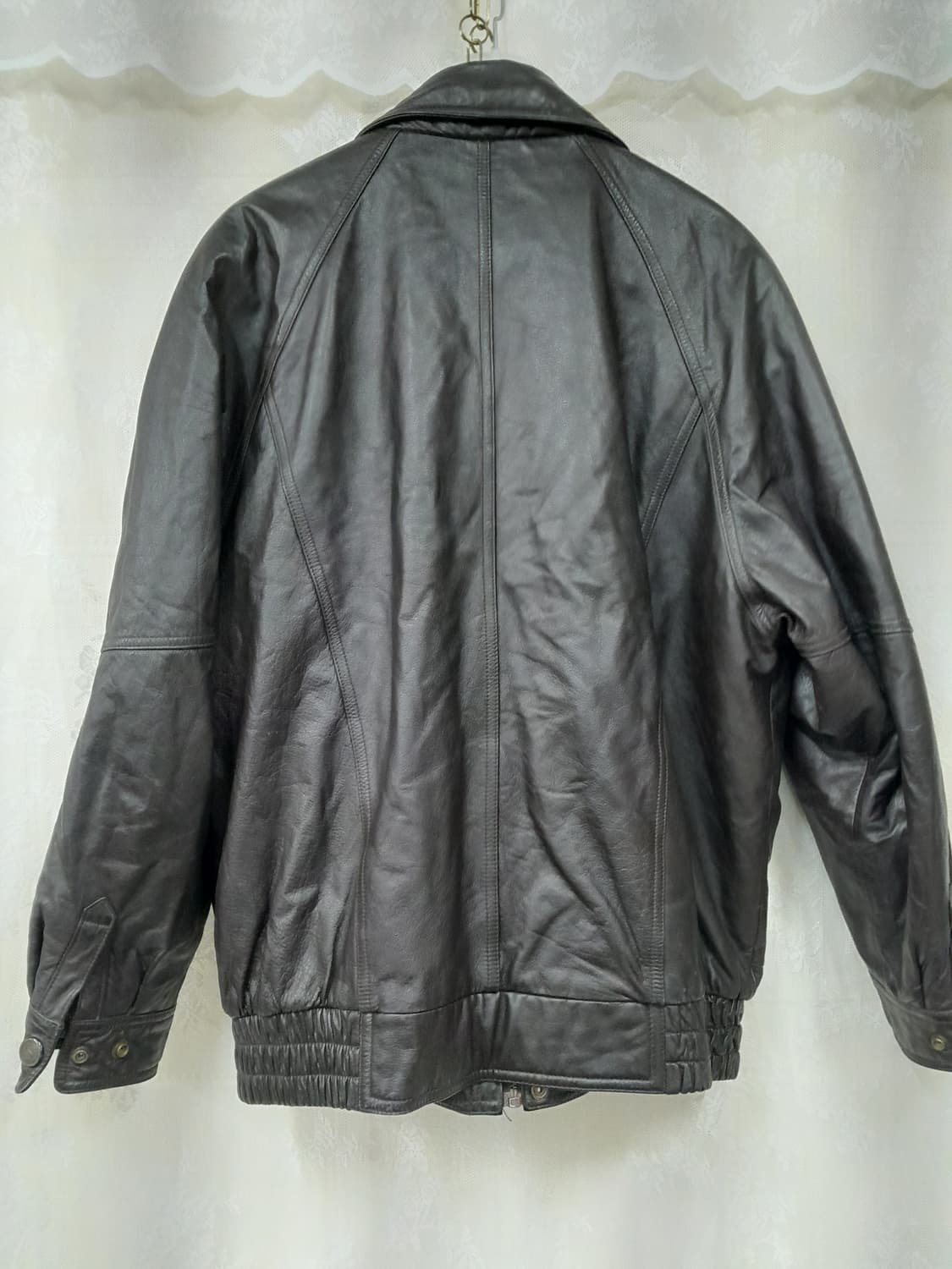 남성가죽 블루종 점퍼 100 상품이미지3