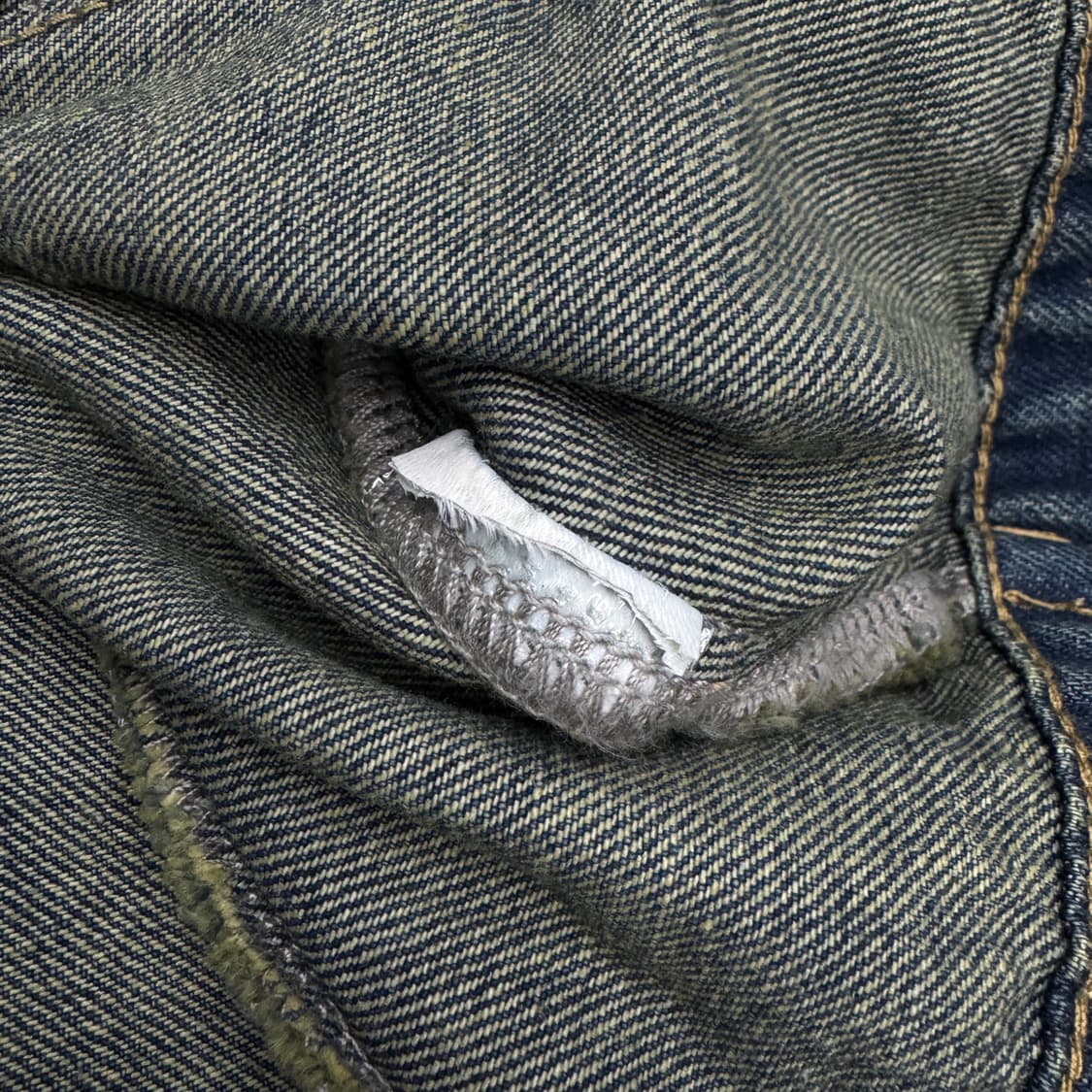 로카웨어 Y2K 바이커 워싱 빅로고 데님 집업 자켓 상품이미지9