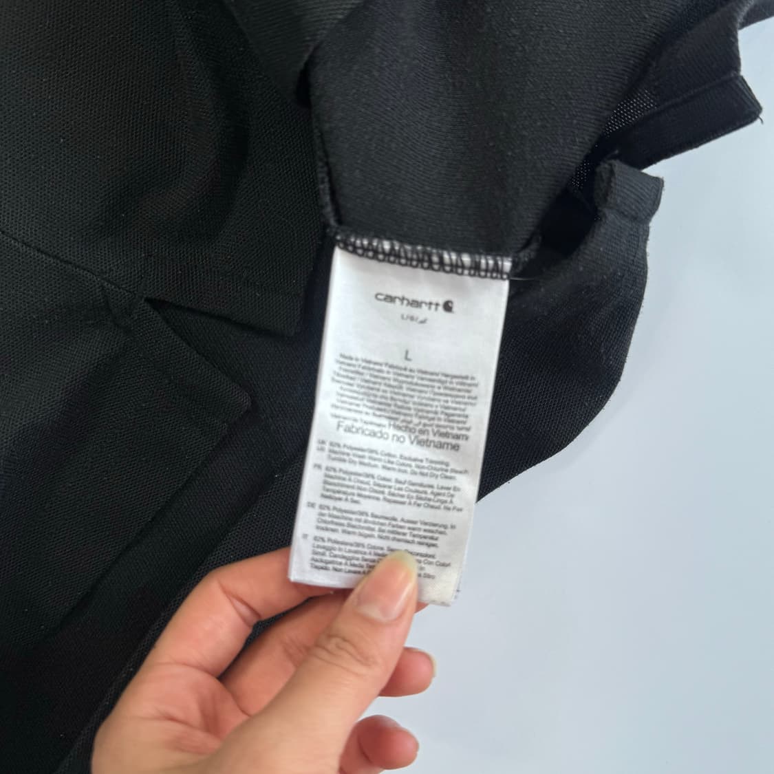 Carhartt 칼하트 포켓 블랙 카라 반팔  상품이미지6