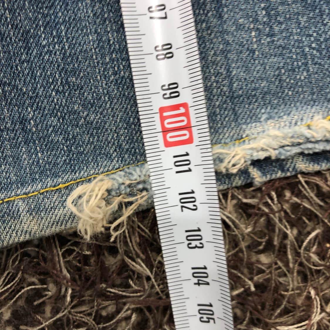 32 리바이스 501 워싱 데님 팬츠 상품이미지10