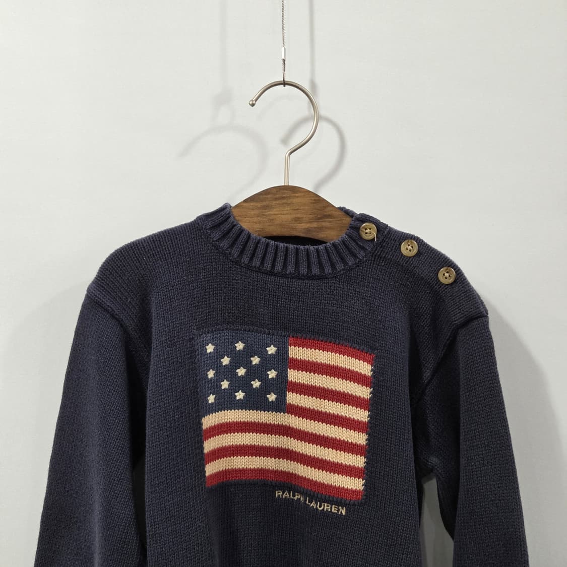 폴로랄프로렌 키즈 성조기 자수 니트 상품이미지2