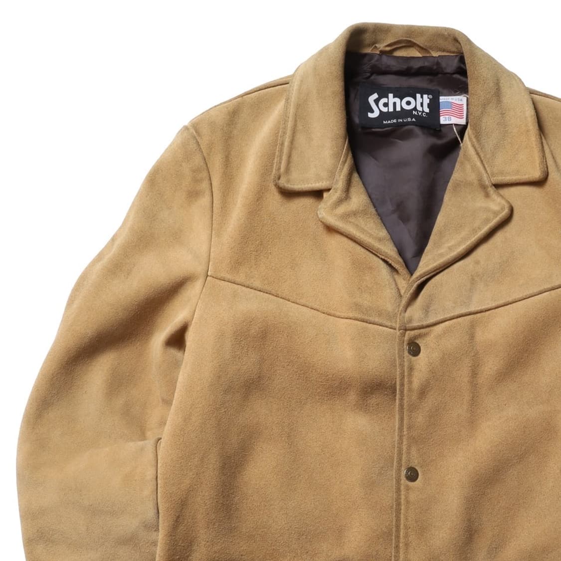 쇼트 Schott Suede Leather Rancher Jacket   상품이미지3