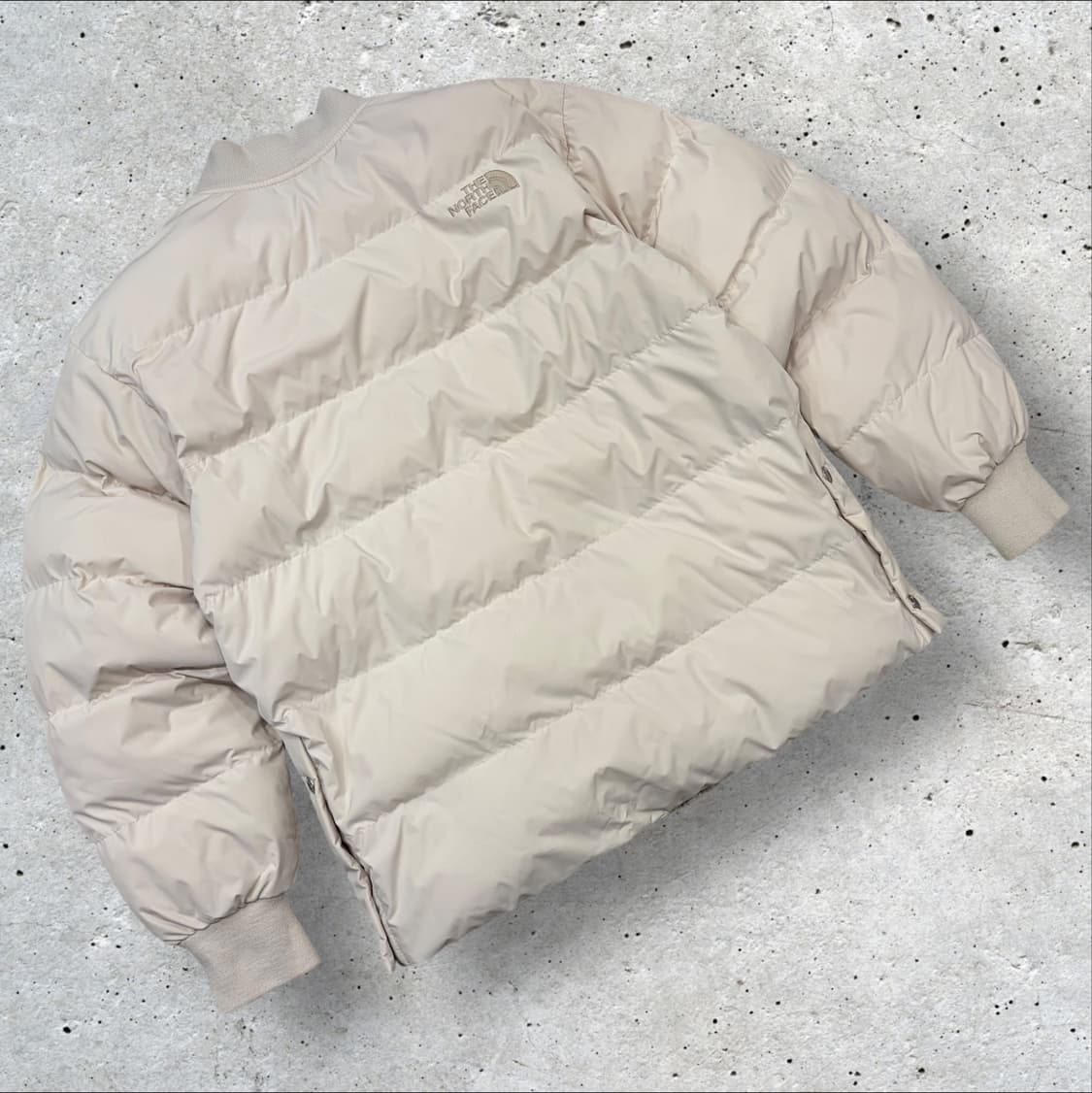 [S] 노스페이스 화이트라벨 번터드 온볼 봄버 패딩 아이보리 C955 상품이미지2