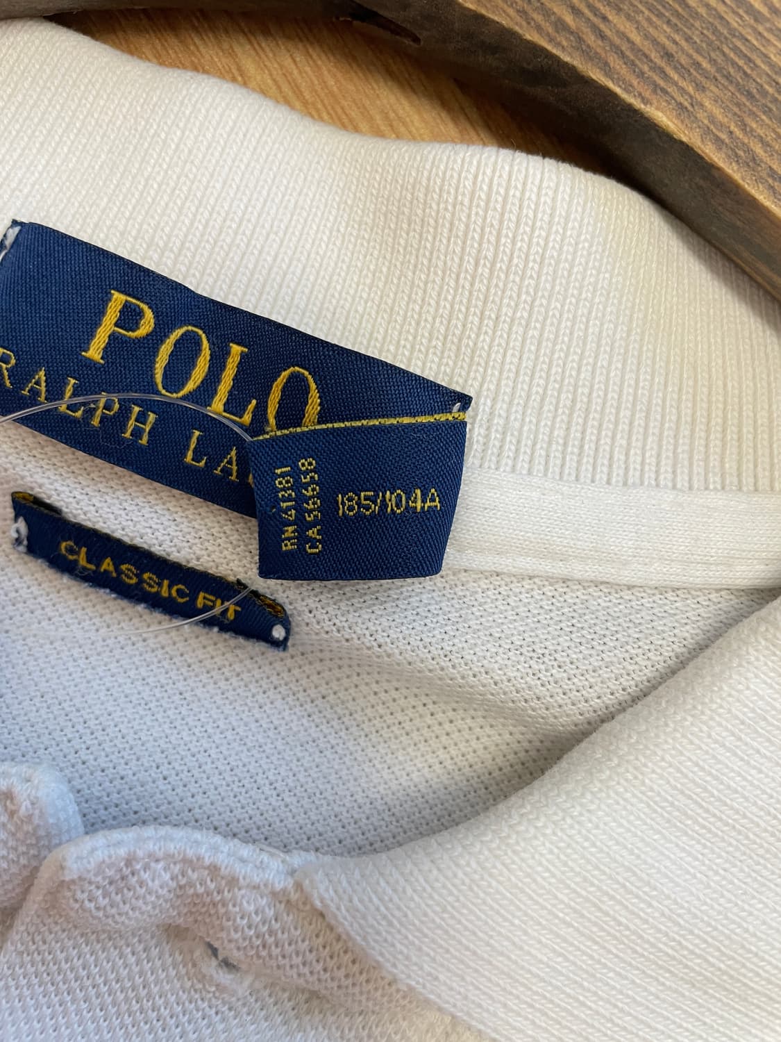 폴로랄프로랜 롱슬리브 화이트 티셔츠 상품이미지5