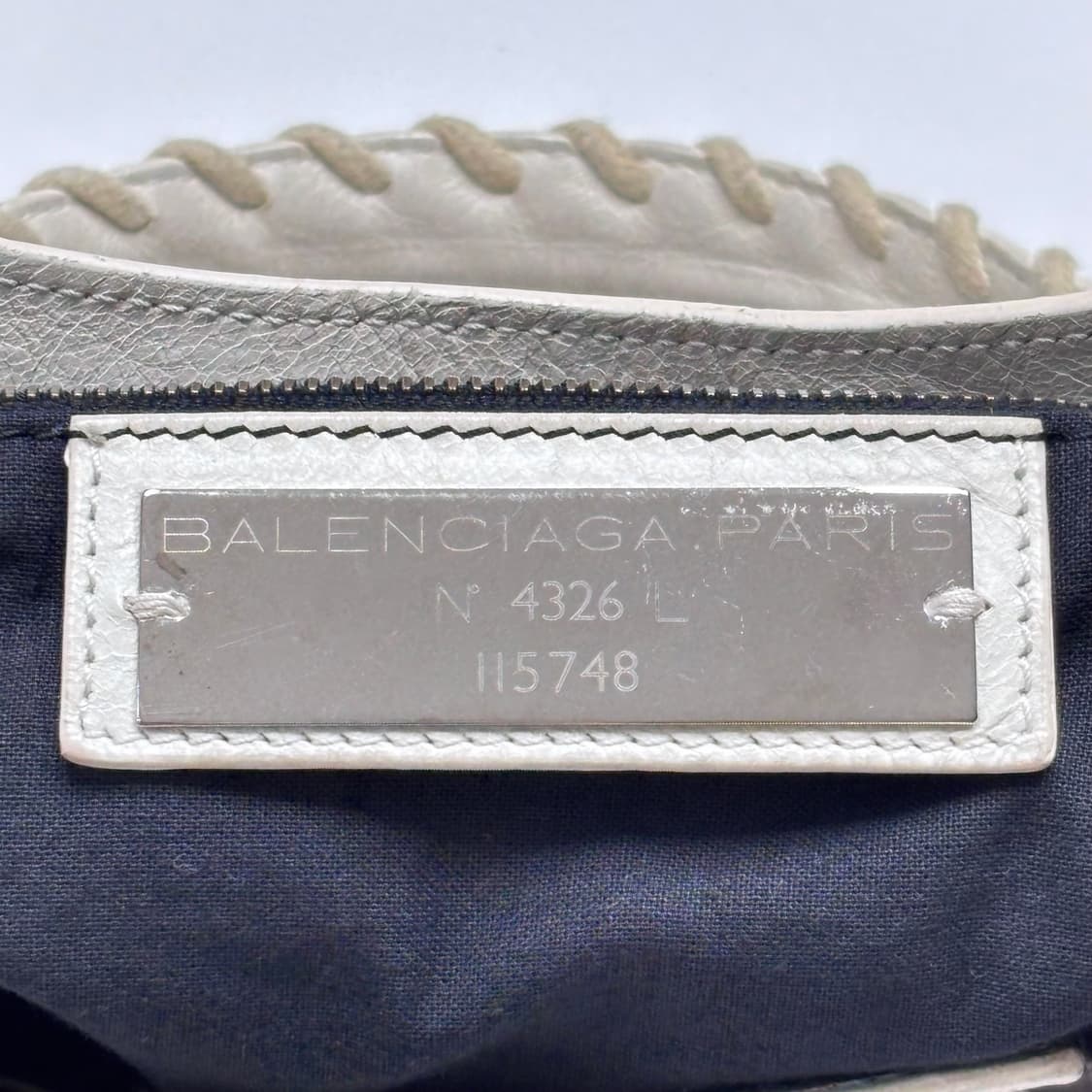 발렌시아가 모터백 시티백 화이트. 르시티 빈티지 상품이미지10