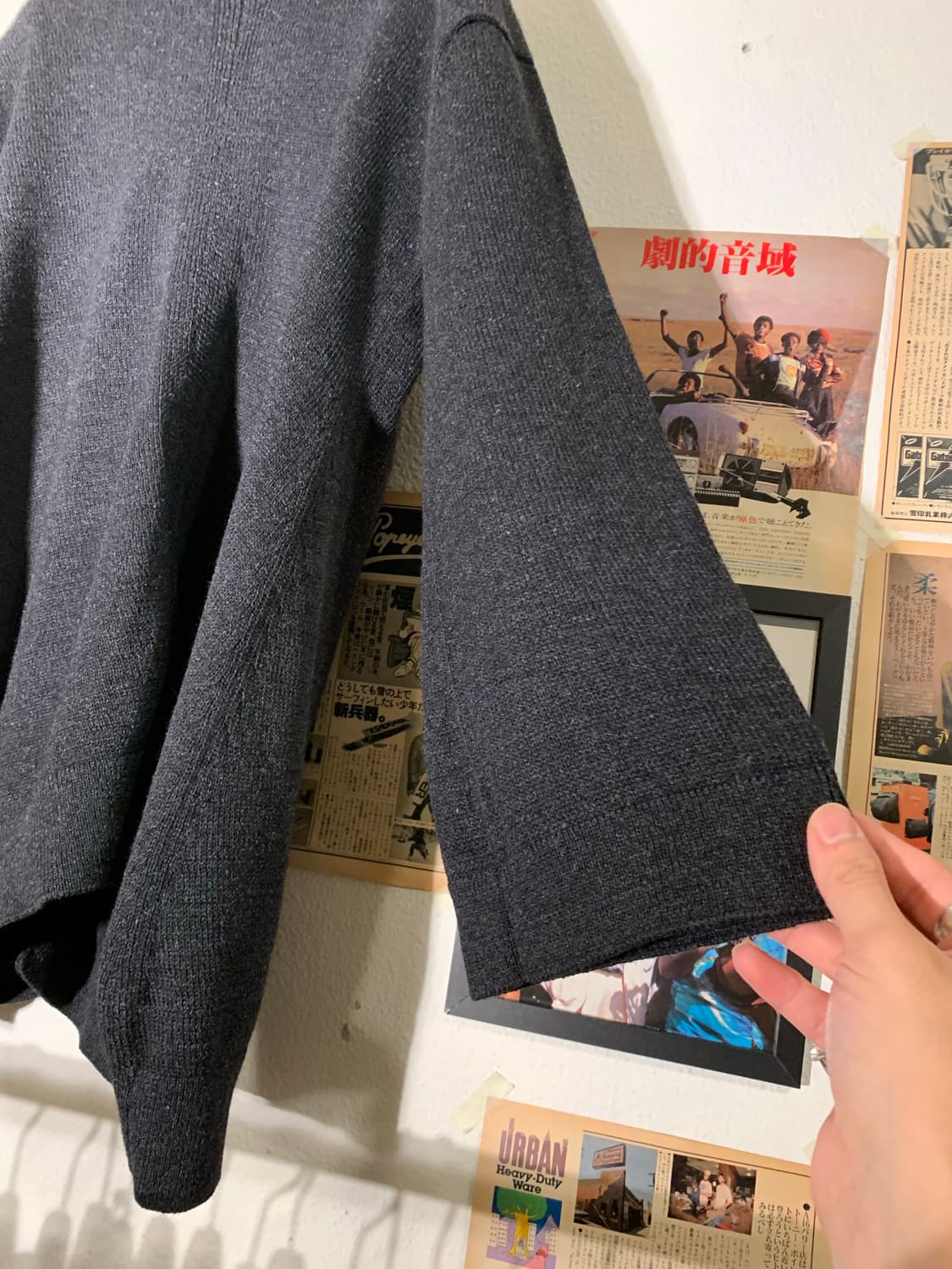 이세이미야케 목폴라 니트 상품이미지7