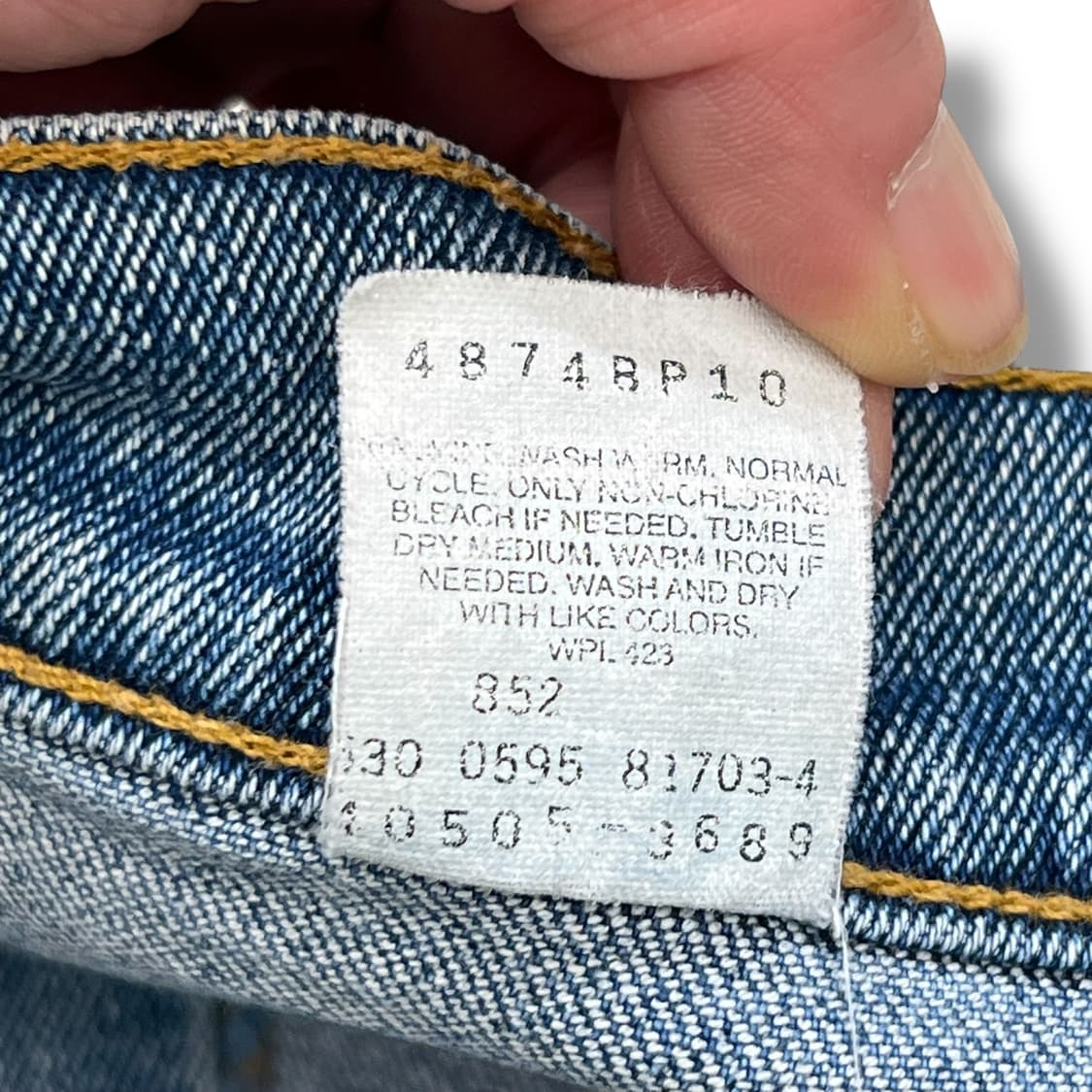 usa 리바이스 505 오렌지탭 데님팬츠 r2120 상품이미지8