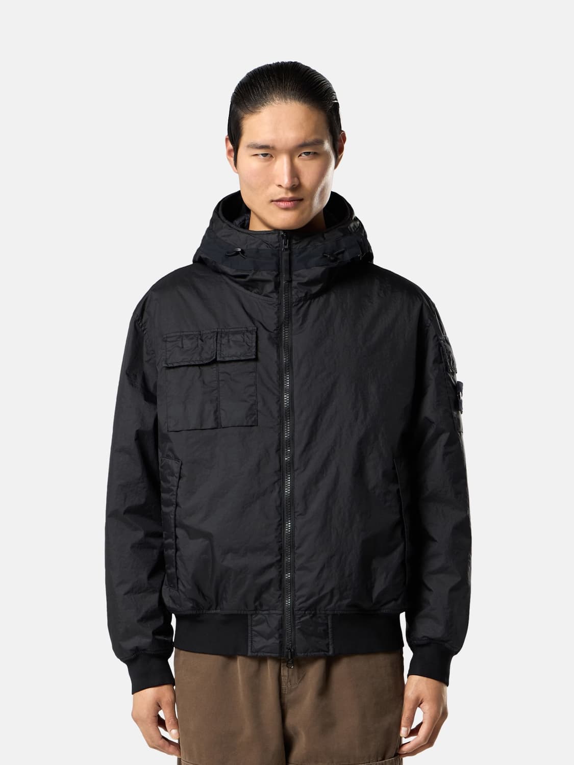 스톤아일랜드 멤브라나 워터 후드 점퍼 26ss XL(105-110) 상품이미지8