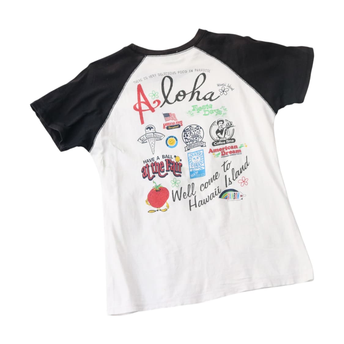 Peace Mountain 피스 마운틴 알로하 그래픽 래글런 반팔 티셔츠 상품이미지1