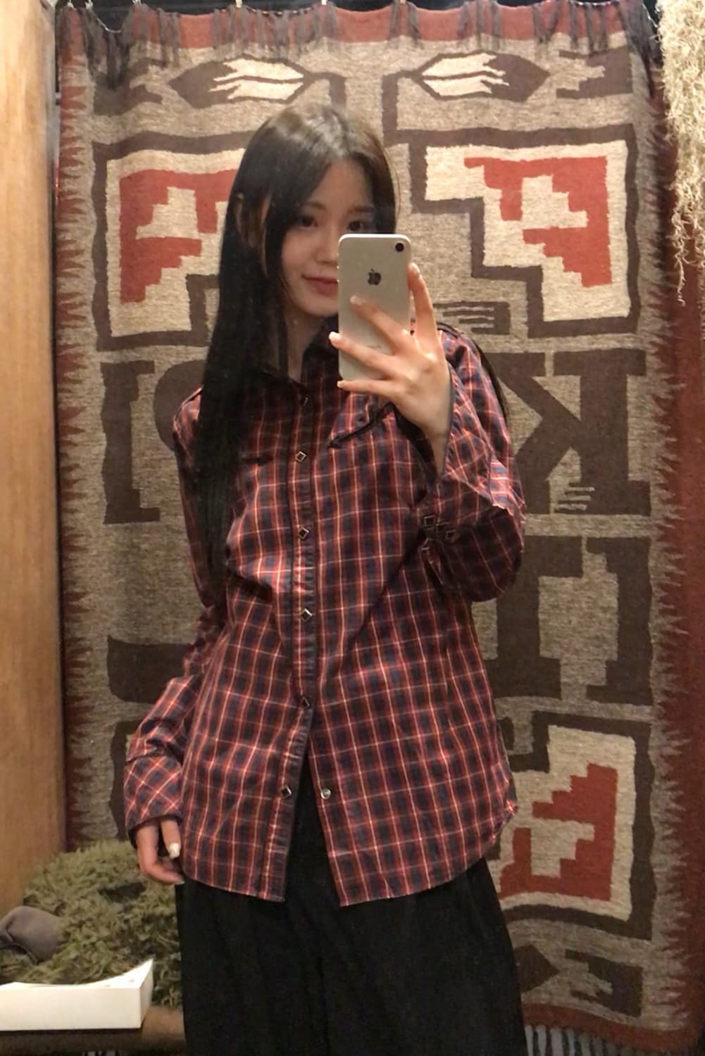 HYSTERIC GLAMOUR Check Western Shirt 상품이미지2