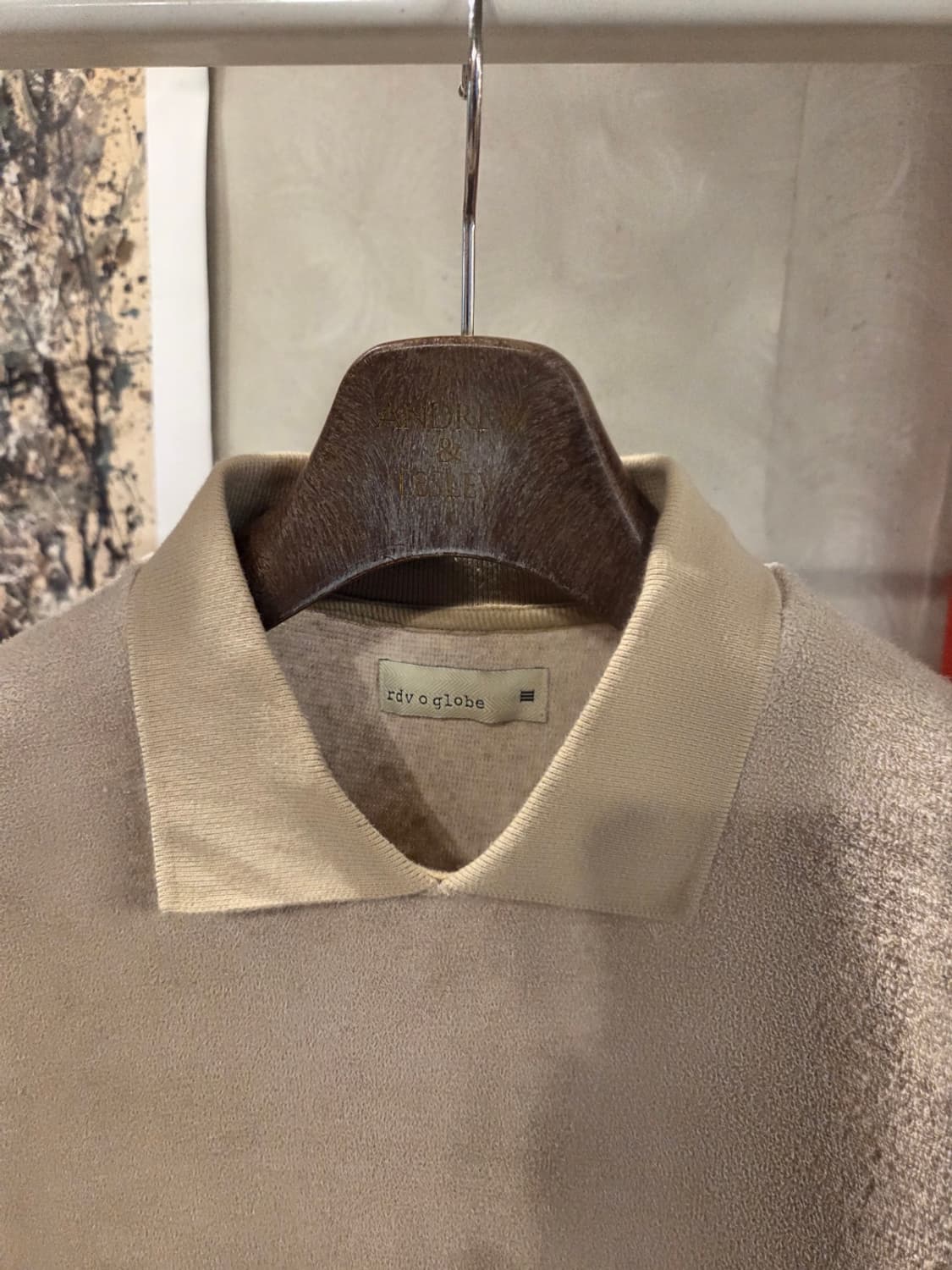 rdv o globe 테리코튼 티셔츠 상품이미지2