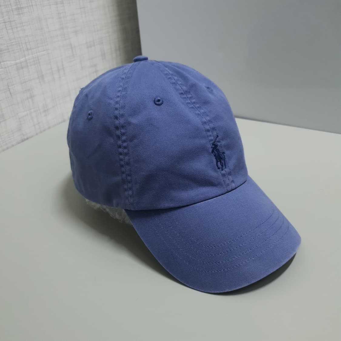 OS) 폴로 랄프로렌 신형 포니 미니멀 볼캡 워시드 블루 상품이미지3