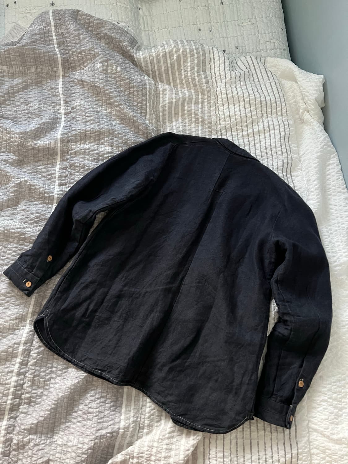 Project by h 홍차염색 리넨 셔츠 상품이미지2