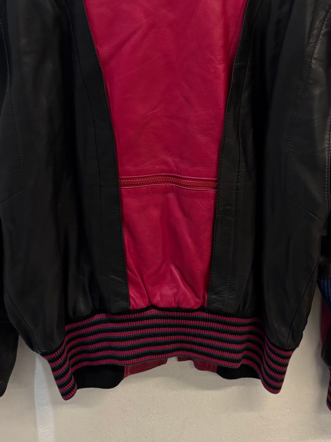rober pink point leather jacket﻿ 상품이미지6
