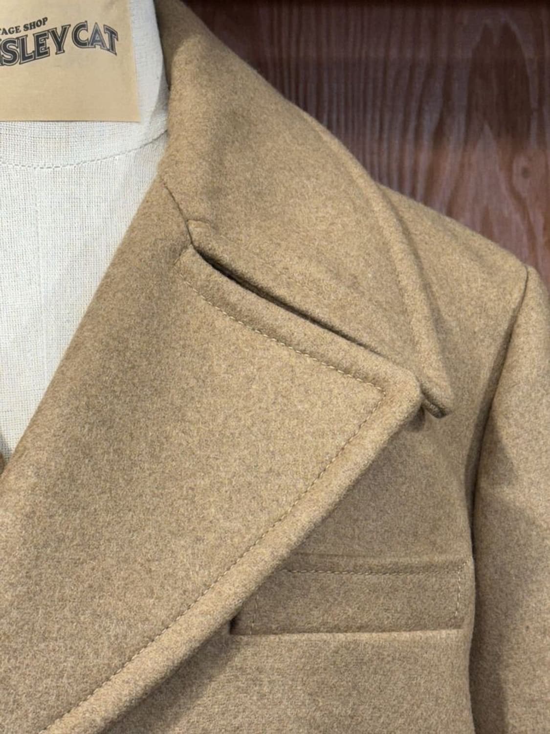 발리 헤비멜튼 울 피코트 상품이미지3