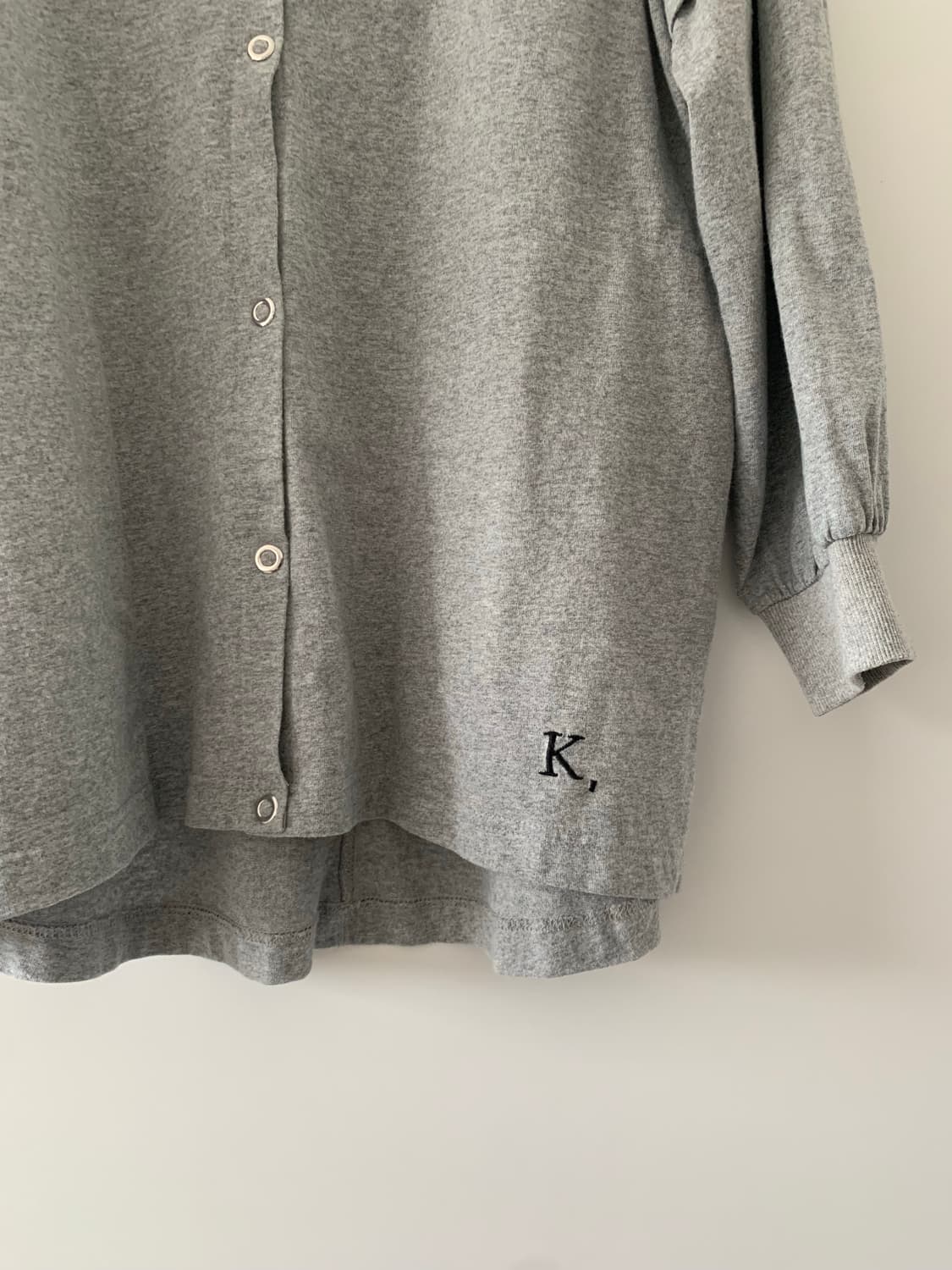 그레이 코튼 아우터 상품이미지3