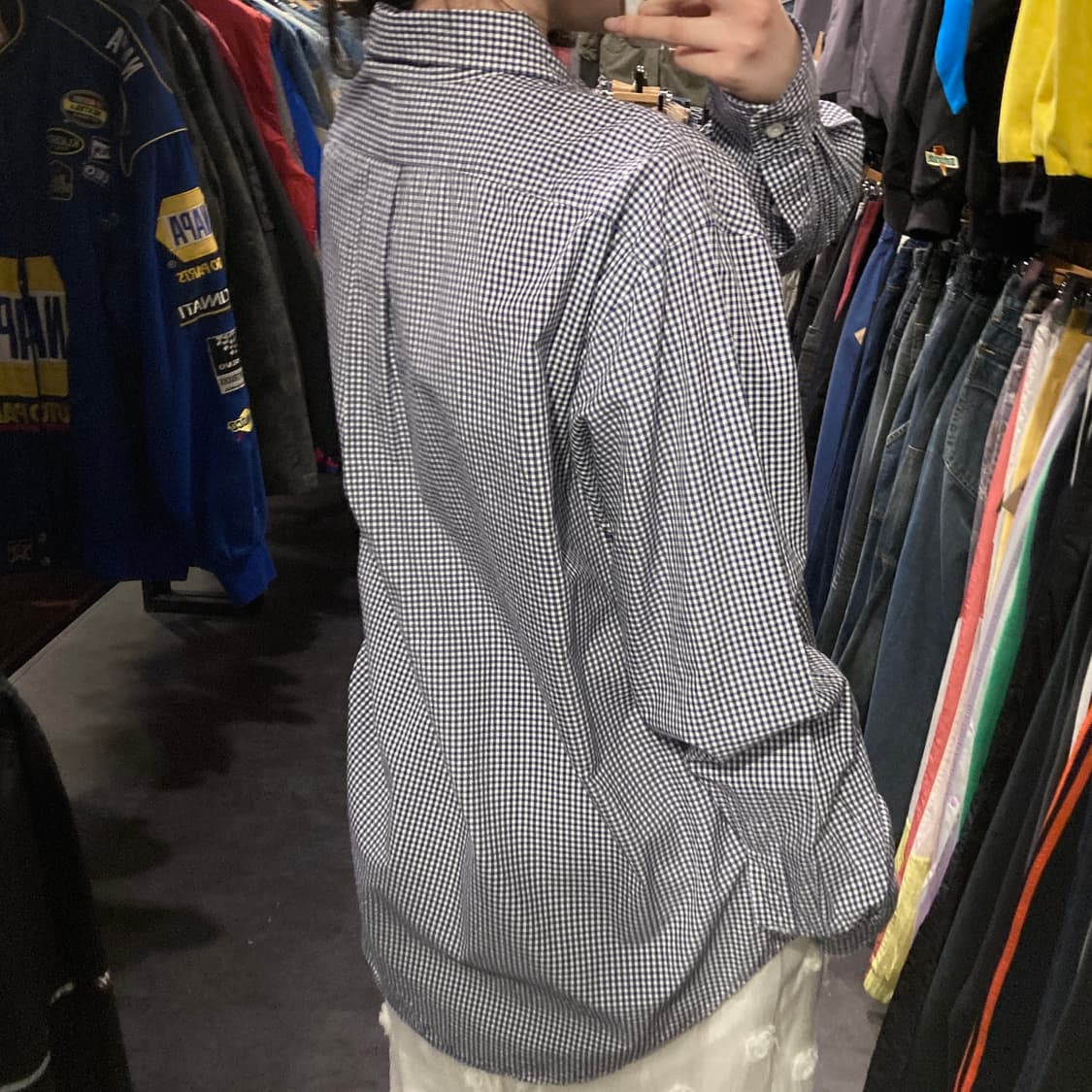 [IM] 폴로 랄프로렌 깅엄 체크 셔츠 네이비 상품이미지5