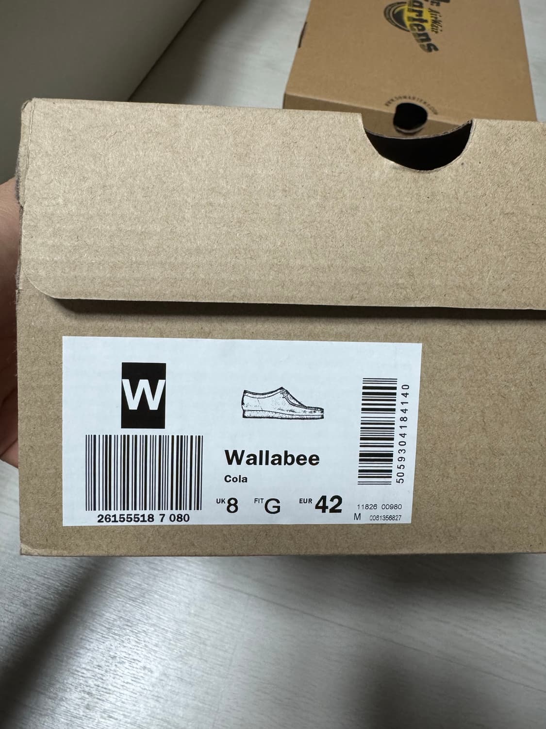 클락스 왈라비 콜라 265 UK8 상품이미지6