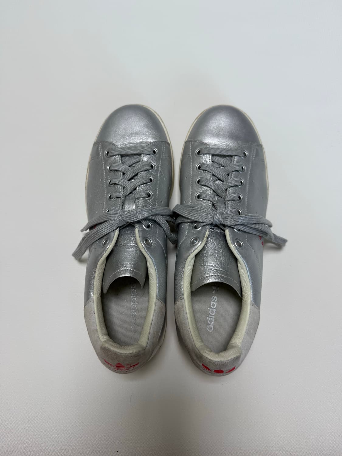 아디다스 스탠스미스 메탈릭 실버 270 상품이미지4