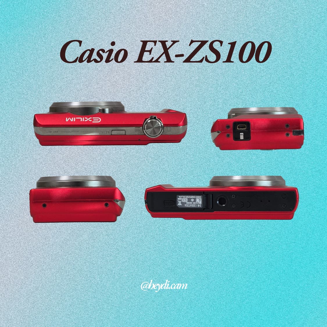 소장디카) 카시오 EX-ZS100 레드 (Casio EX-ZS100) 상품이미지3
