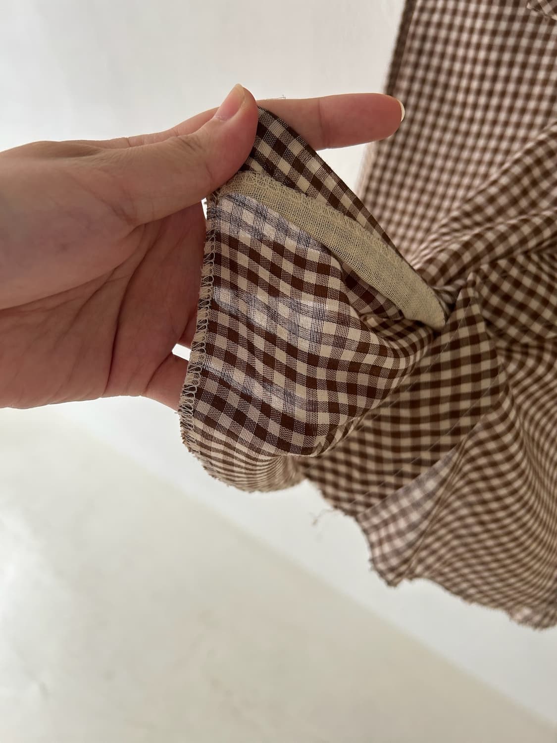 80's vtg Wrangler check  Western shirt. 상품이미지5