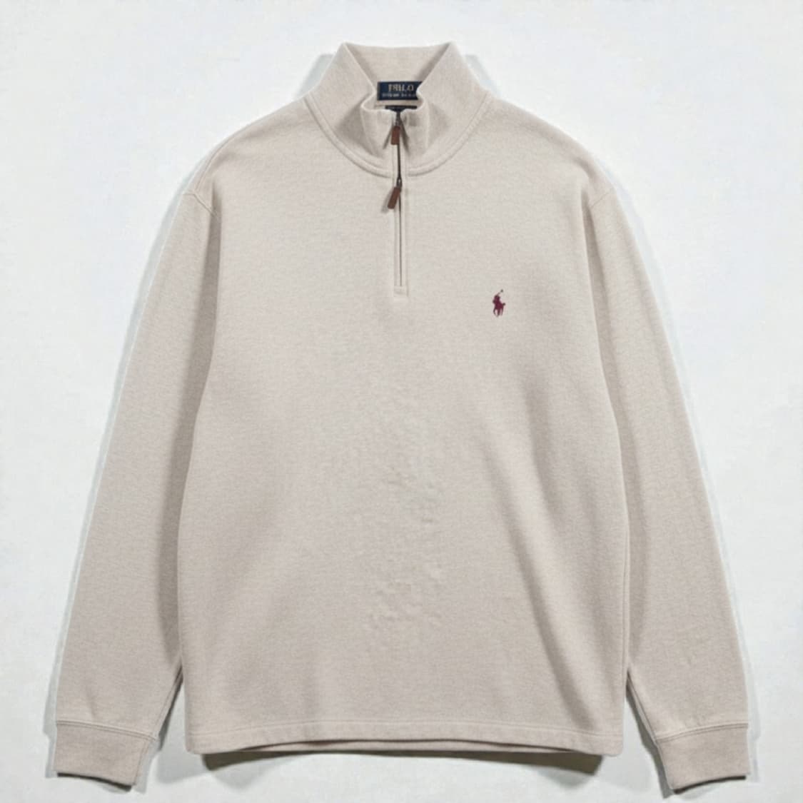 105)POLO 폴로 랄프로렌 하프집업 니트 베이지 상품이미지1