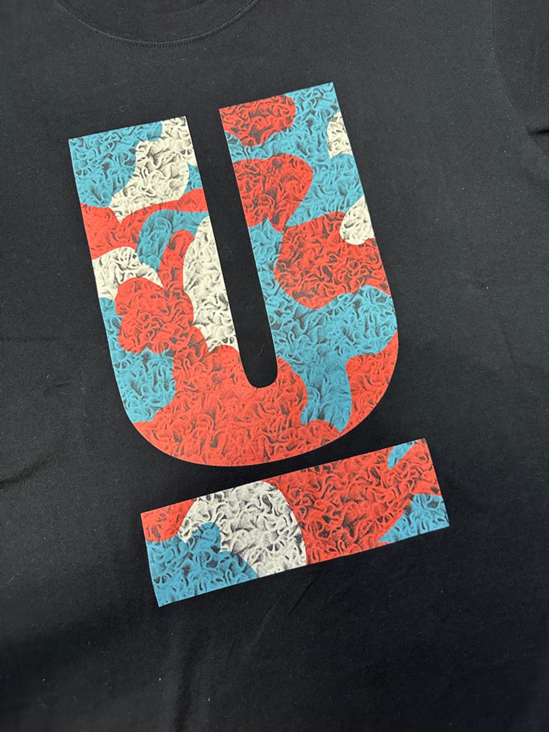 언더커버 U 로고 티셔츠 블랙 상품이미지3