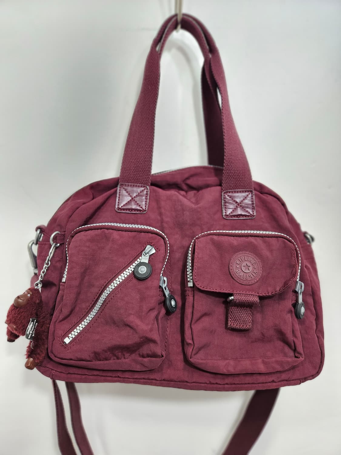 키플링(KIPLING) 투포켓 버건디 숄더&크로스백 상품이미지1