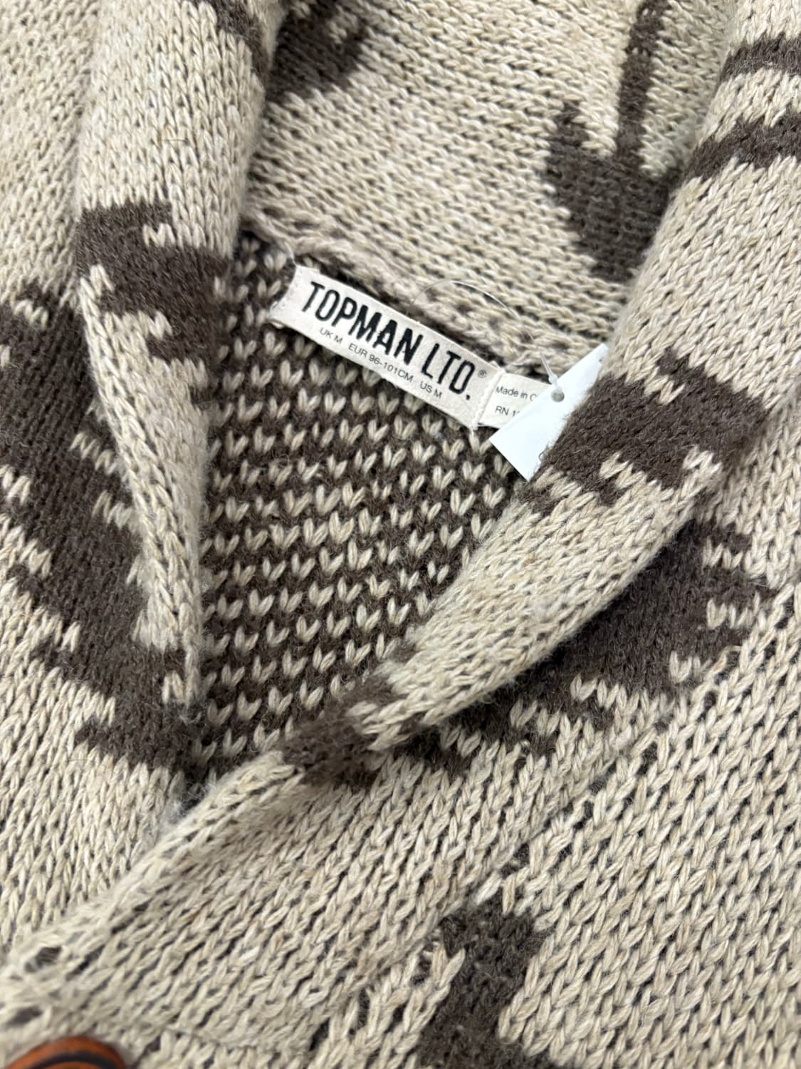 탑맨 나바호패턴 코위찬자켓 상품이미지3