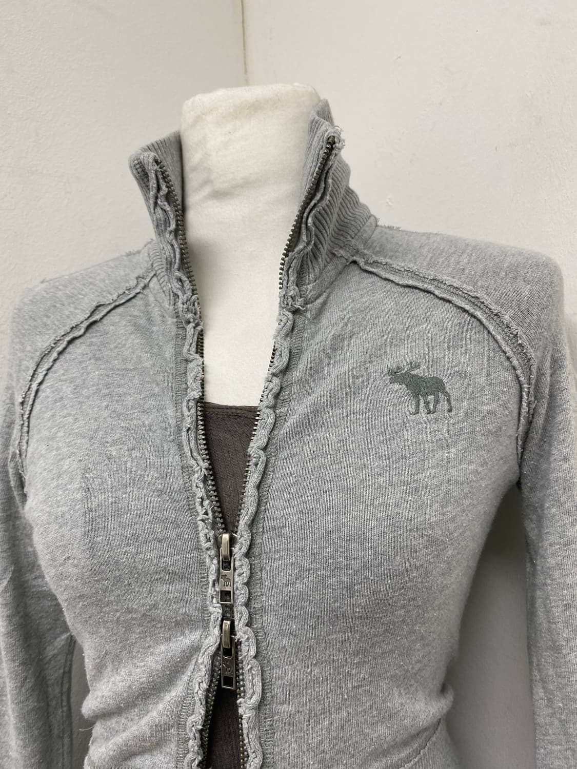 [ABERCROMBIE&FITCH]00’s Crop 2-way Zip U 상품이미지6