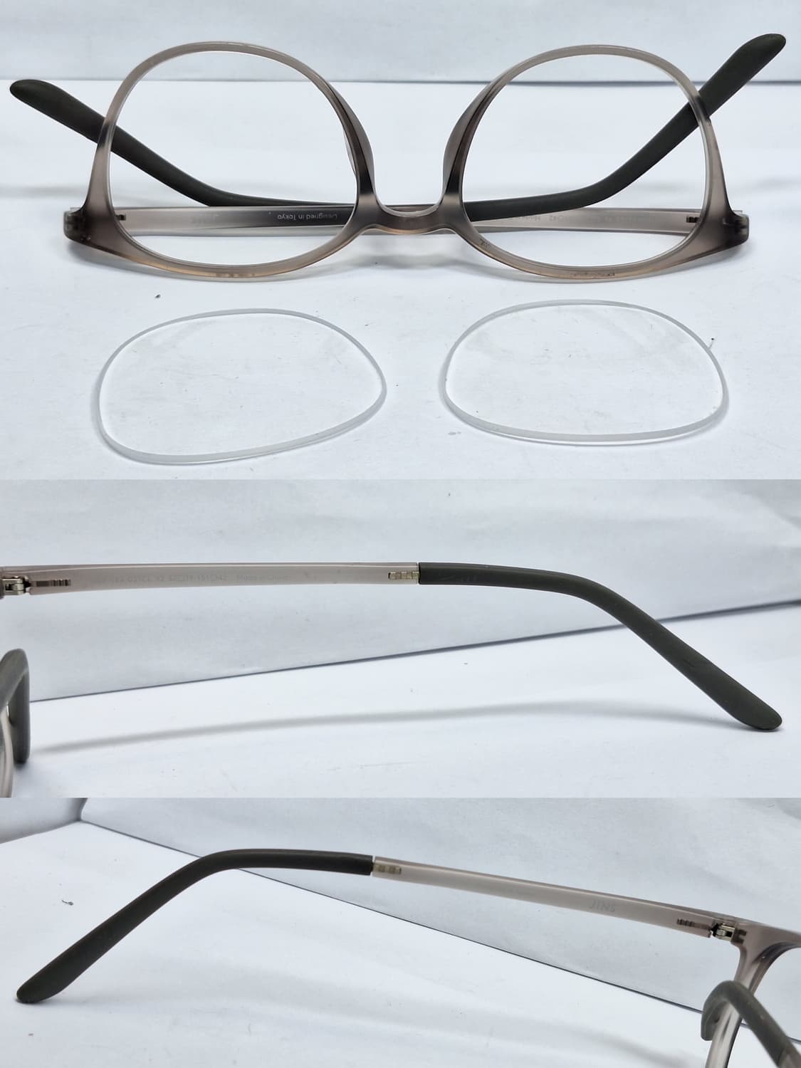 JINS 진스 mrf-18a-037cl 슬림 보스턴 안경테 안경/일본 수 상품이미지7