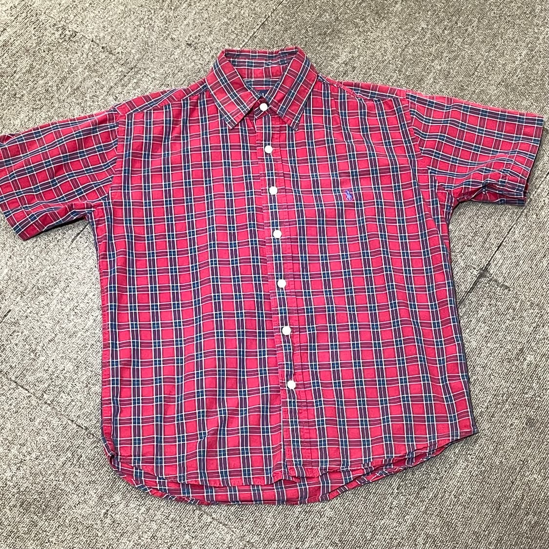 (S) POLO 폴로 랄프로렌 체크 반팔 셔츠 블레이크 상품이미지4