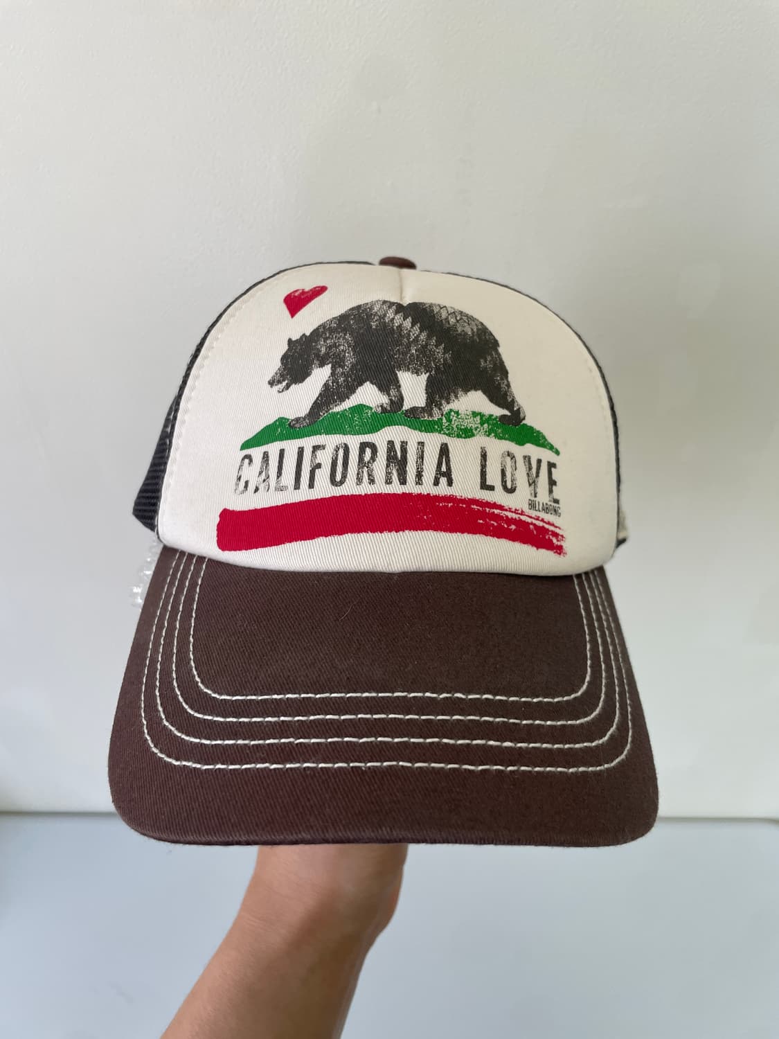 빌라봉 캘리포니아 투톤 브라운 캡  상품이미지1