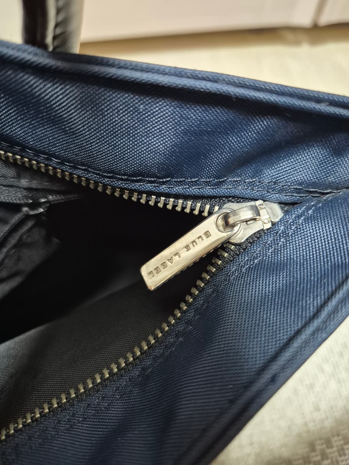 (정품) 버버리 블루라벨 토트백 네이비 체크 만두백 상품이미지9