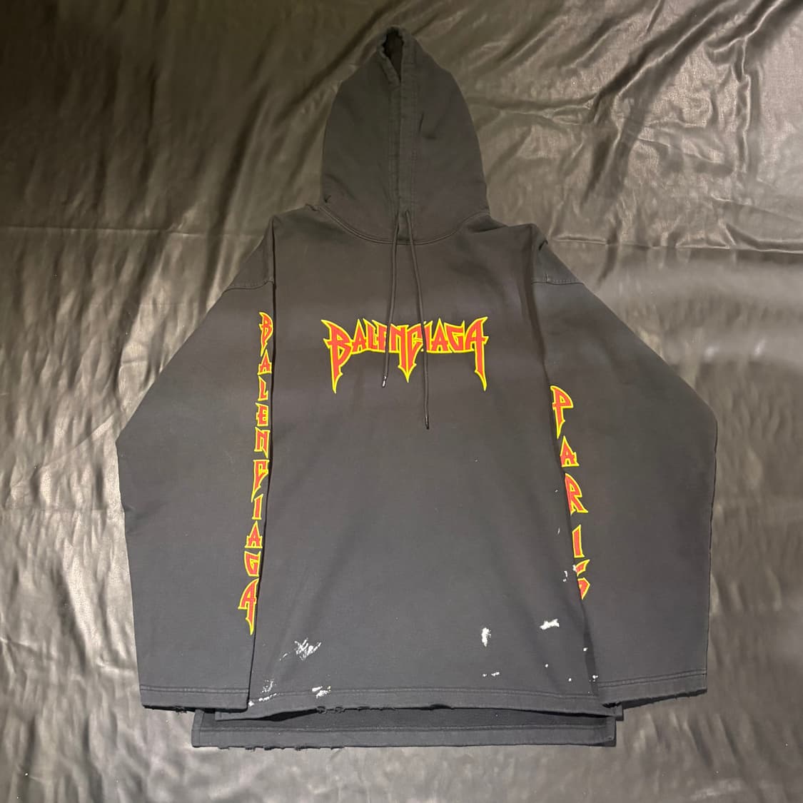 발렌시아가 로고 후드티 상품이미지1