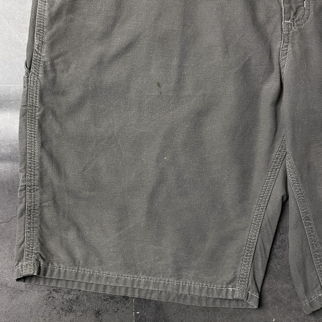 CARHARTT 칼하트B278 그레이캔버스 유틸리티 하프팬츠 A01093 상품이미지4