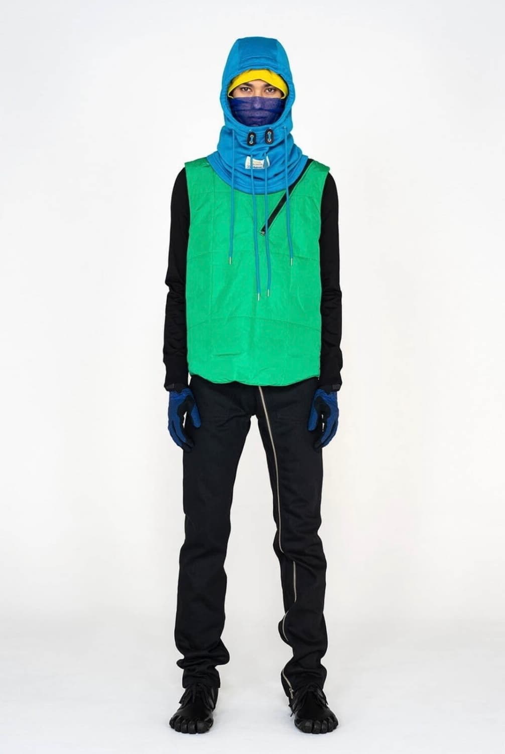 솔로이스트 22aw 리버스 지퍼 데님 진 46 상품이미지4