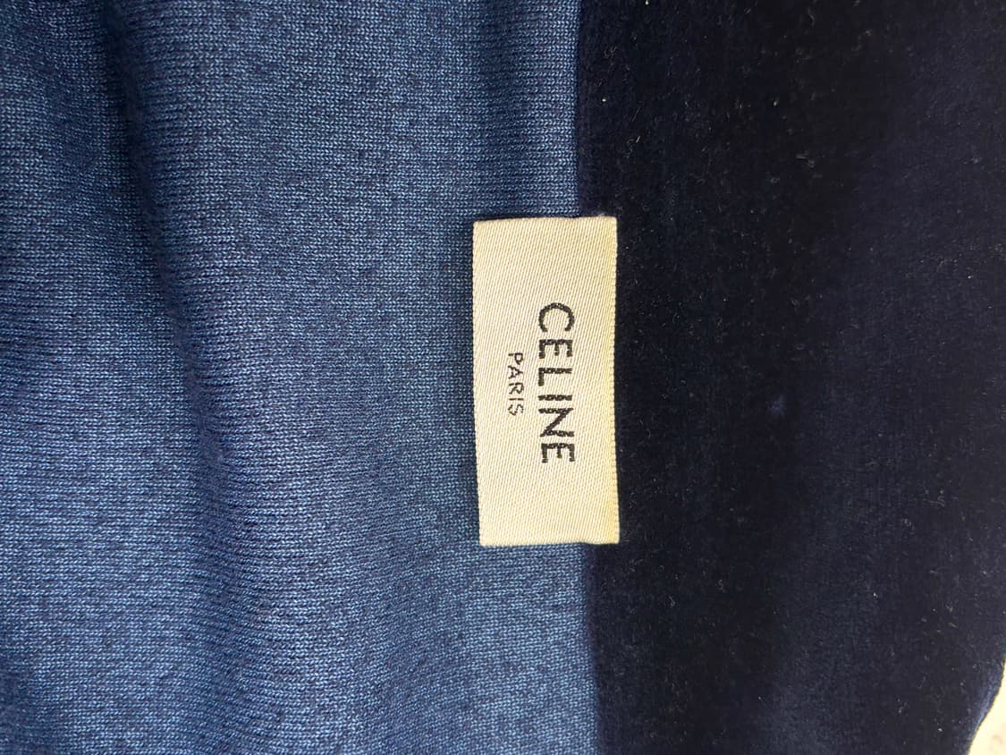 셀린느 트레오페 벨벳 집업 네이비 M 상품이미지5