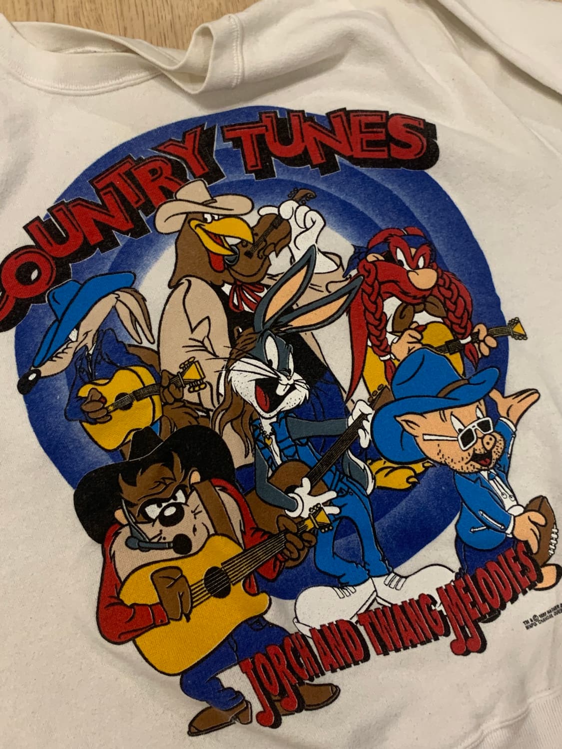 90s 루니툰 맨투맨 made in usa 상품이미지3