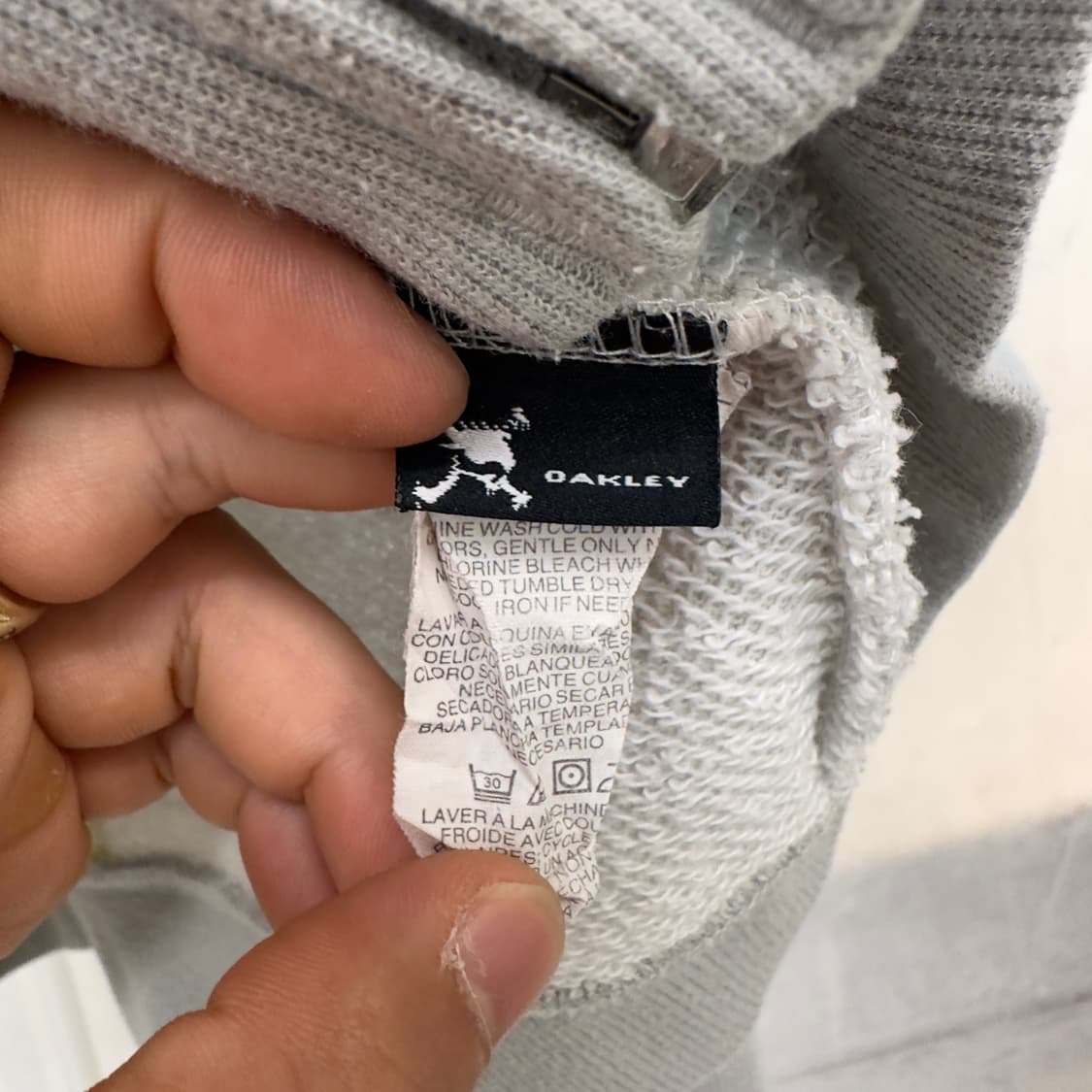 오클리 메쉬 믹스드 ss시즌 후디 집업 상품이미지5