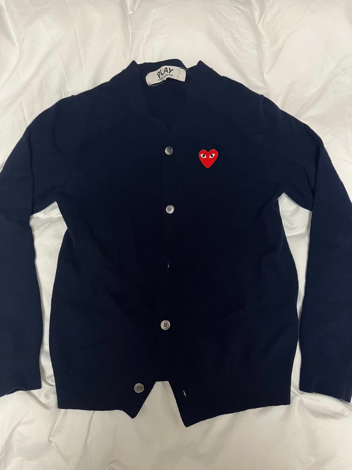 꼼데가르송 네이비 가디건 XL 상품이미지2