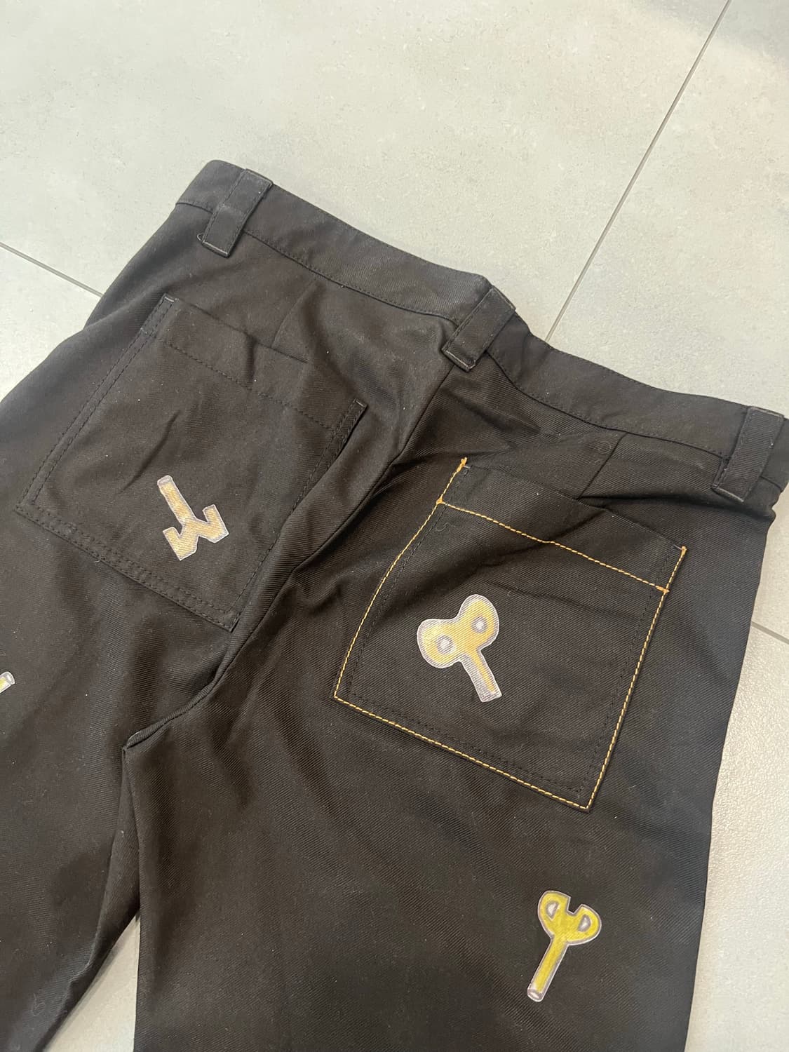 마르니 x 프랭크 나빈 키 프린트 팬츠 브라운 50 상품이미지6